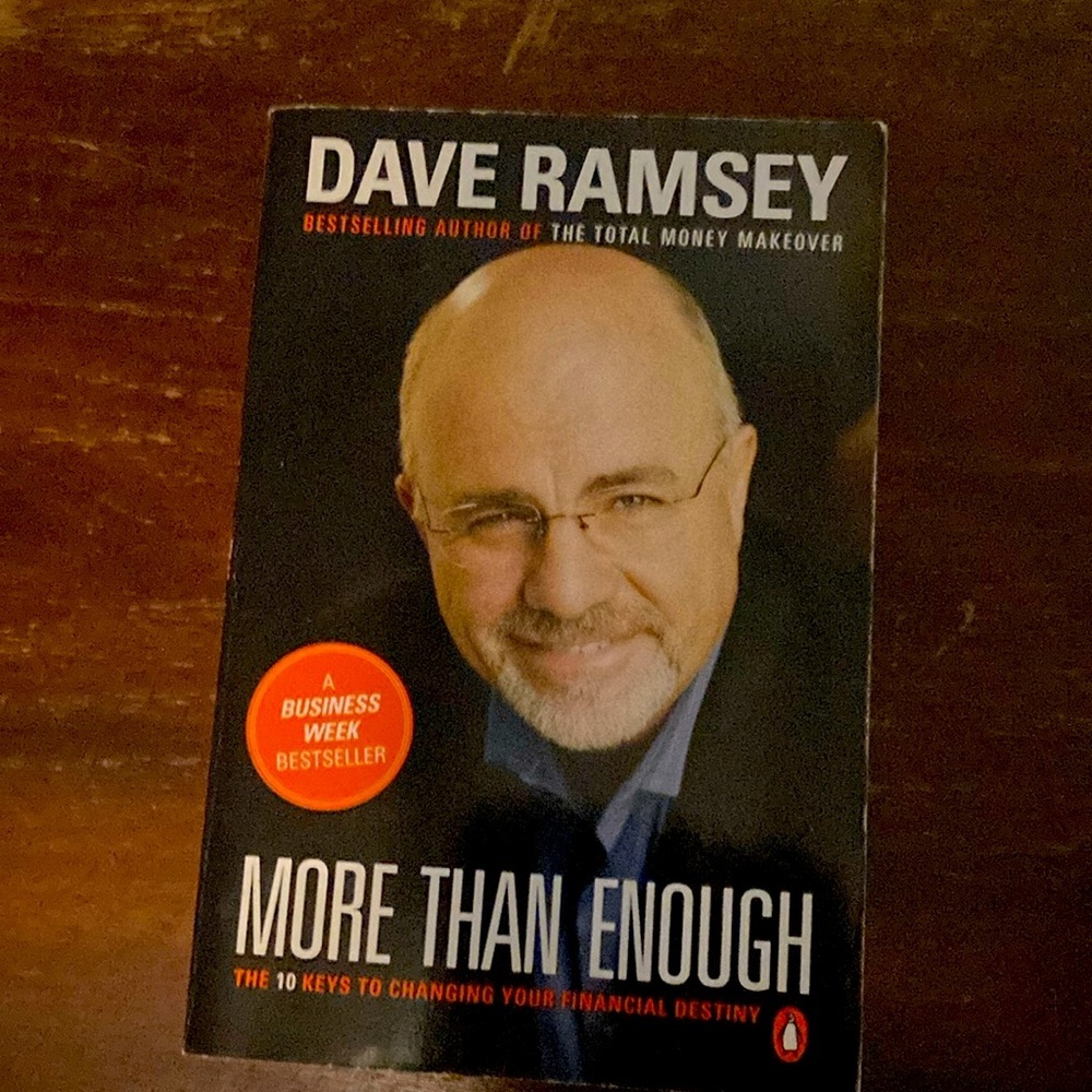 Dave Ramsey “More than enough” book